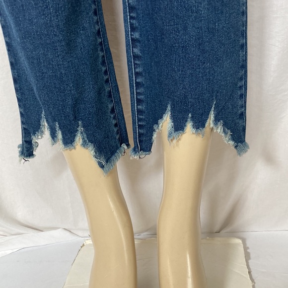 DEMOCRACY Jean Women’s Tummy Control Size 6 Chew Hem Straight Leg NWOT - Picture 8 of 9